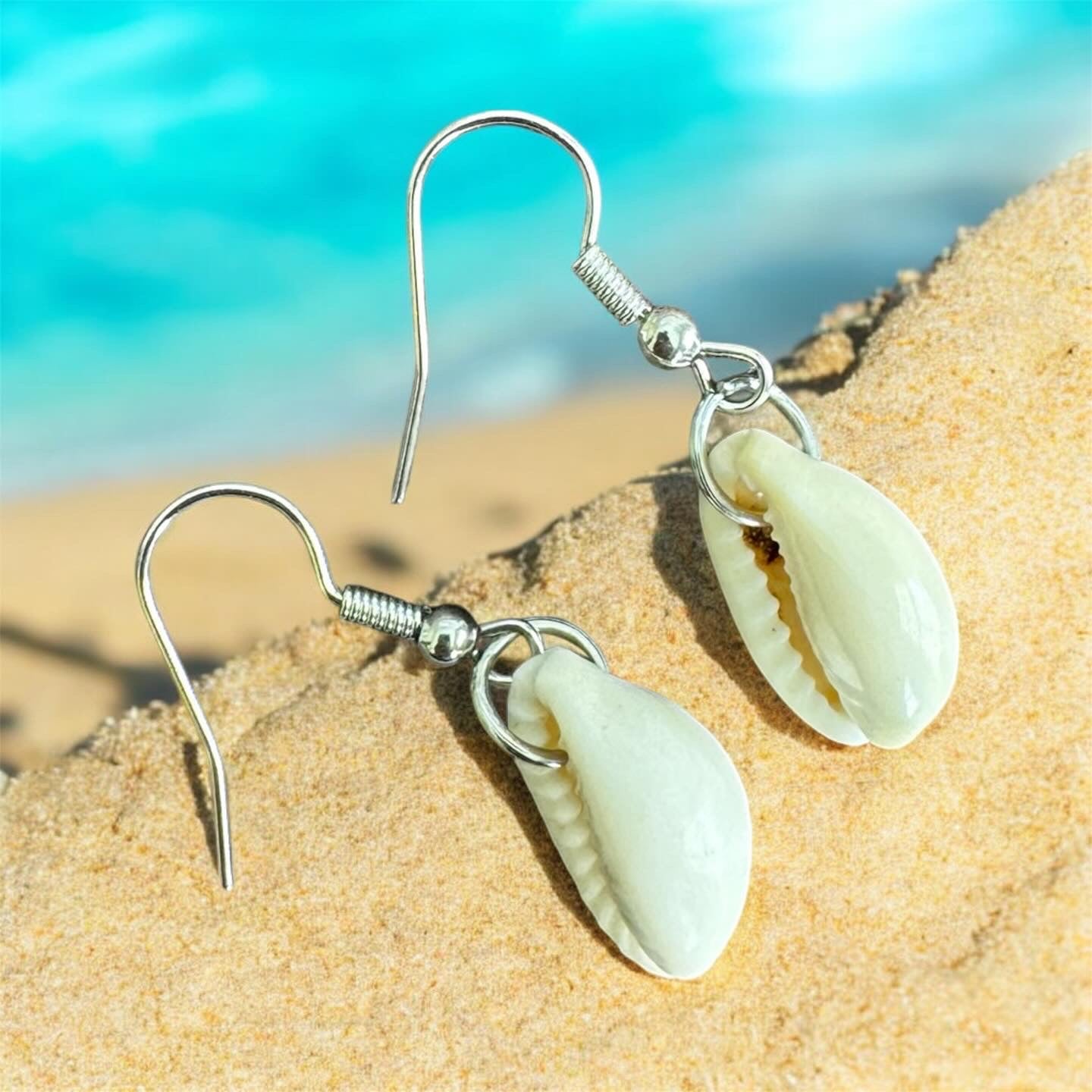 Rawa Island - Cowrie Drop Earrings