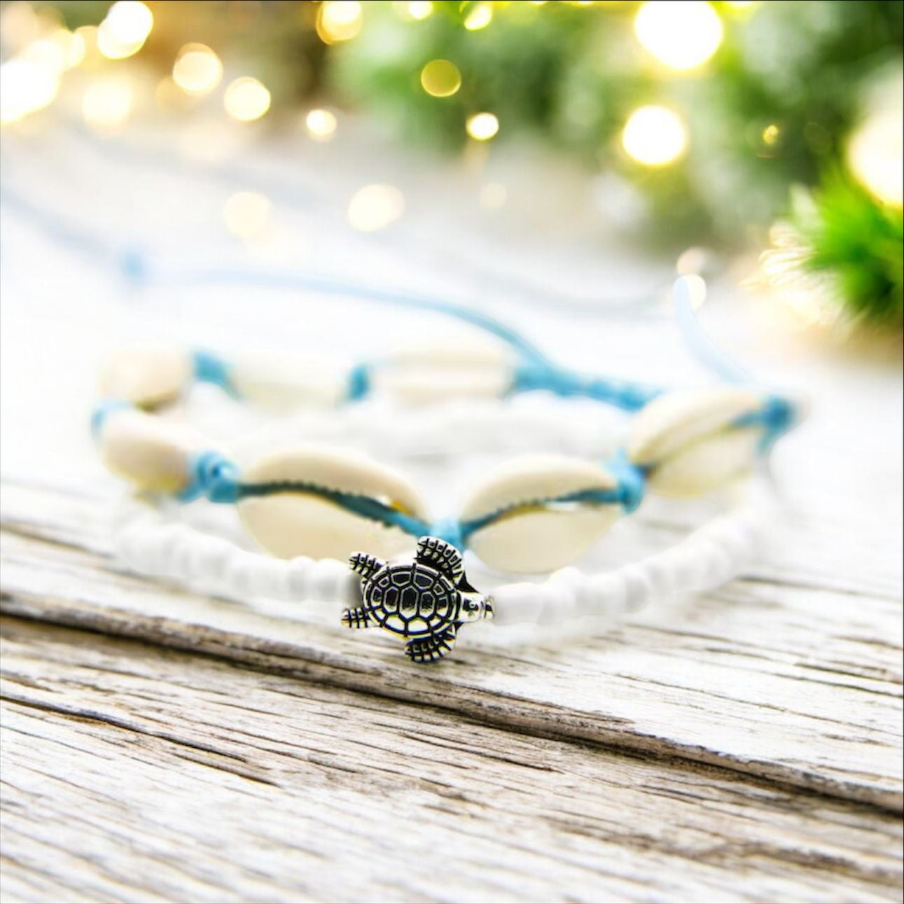 Tortuga Beach Anklet Pair