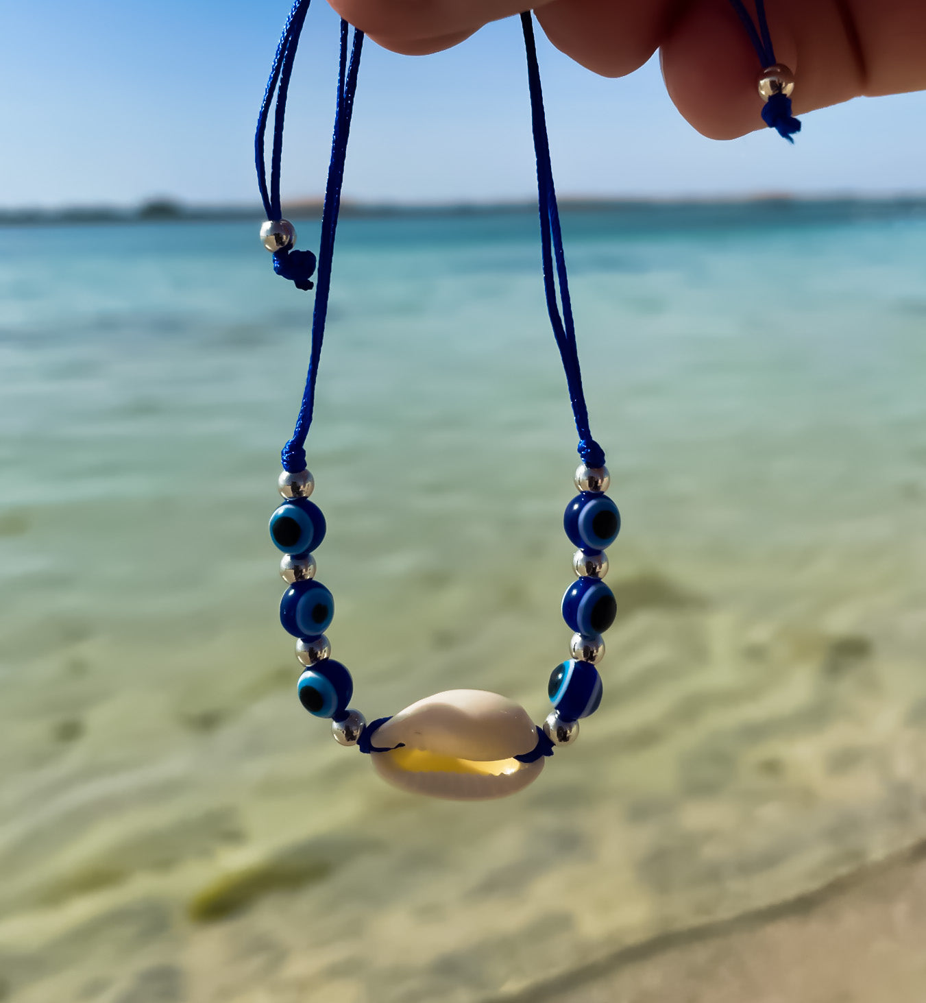 Mermerli - Cowrie & Evil Eye Anklet/Bracelet