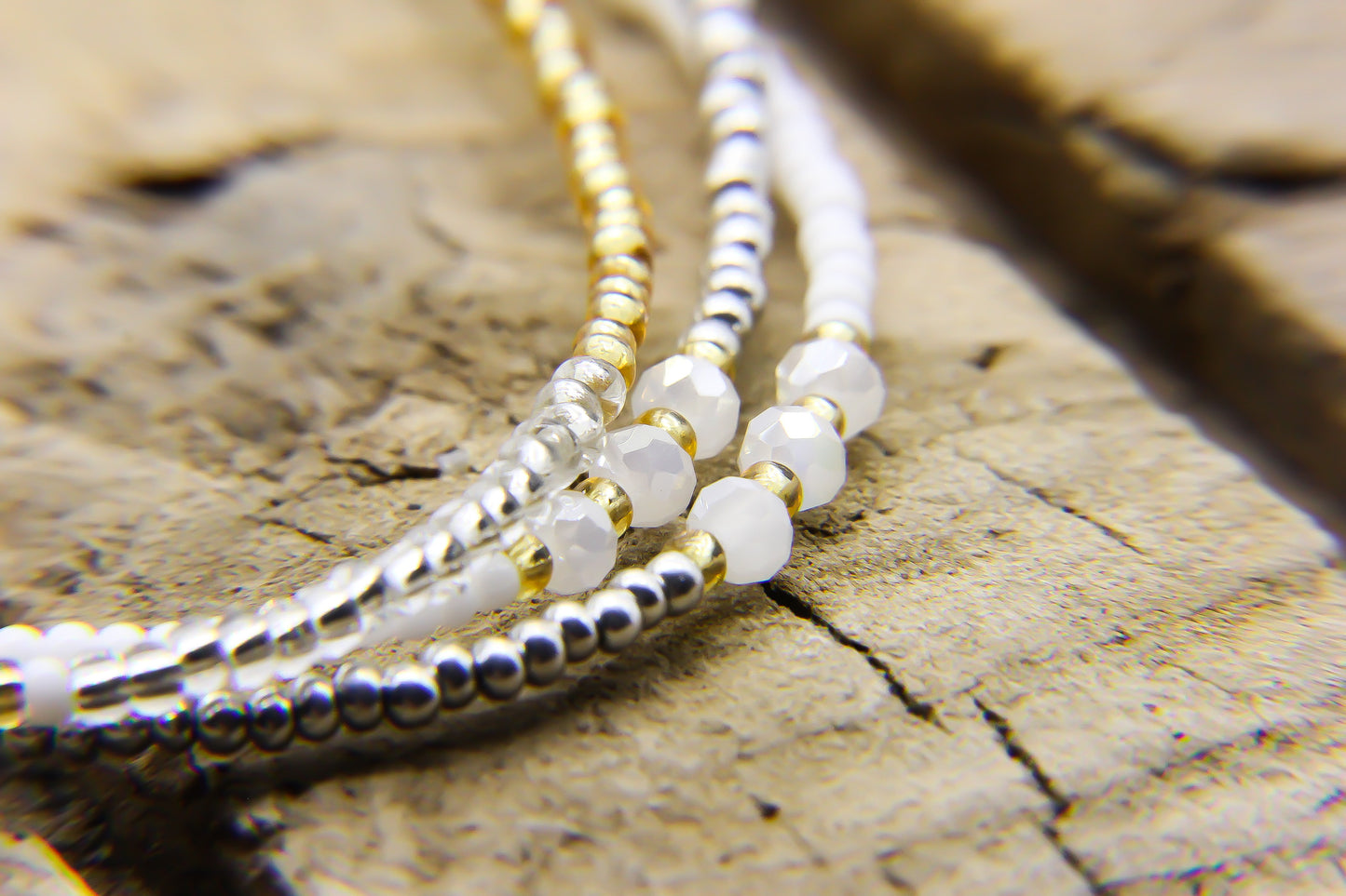 Seed Bead Anklet Close Up | Ben's Beach UK