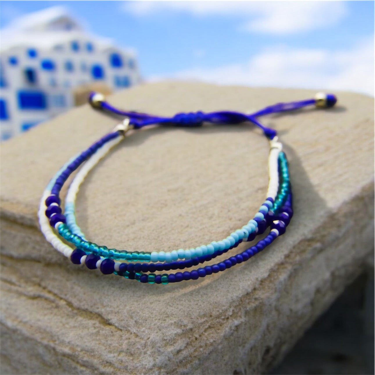 Athena - Miyuki Seed Bead Bracelet/Anklet