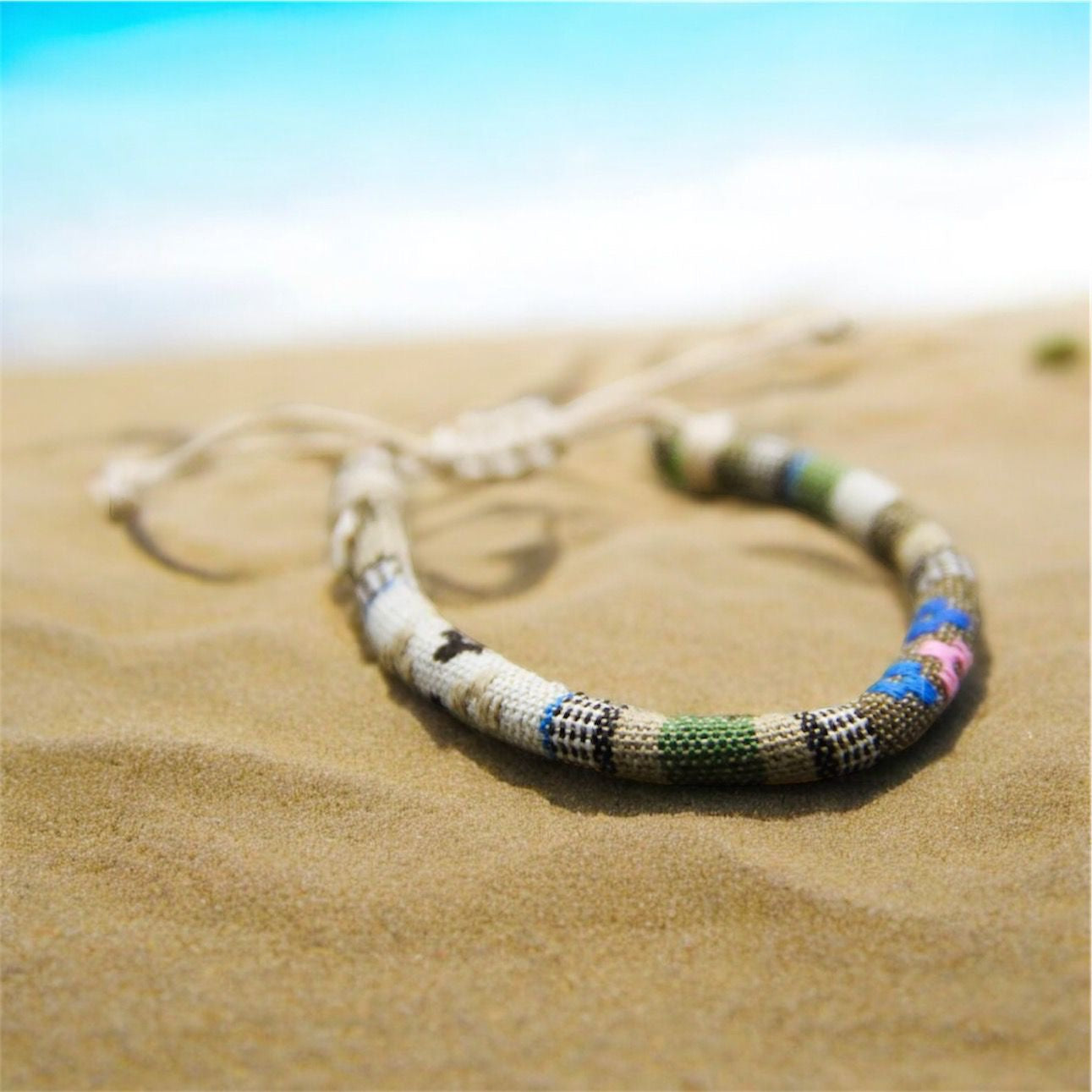 Alegre - Woven Surf-Style Bracelet/Anklet