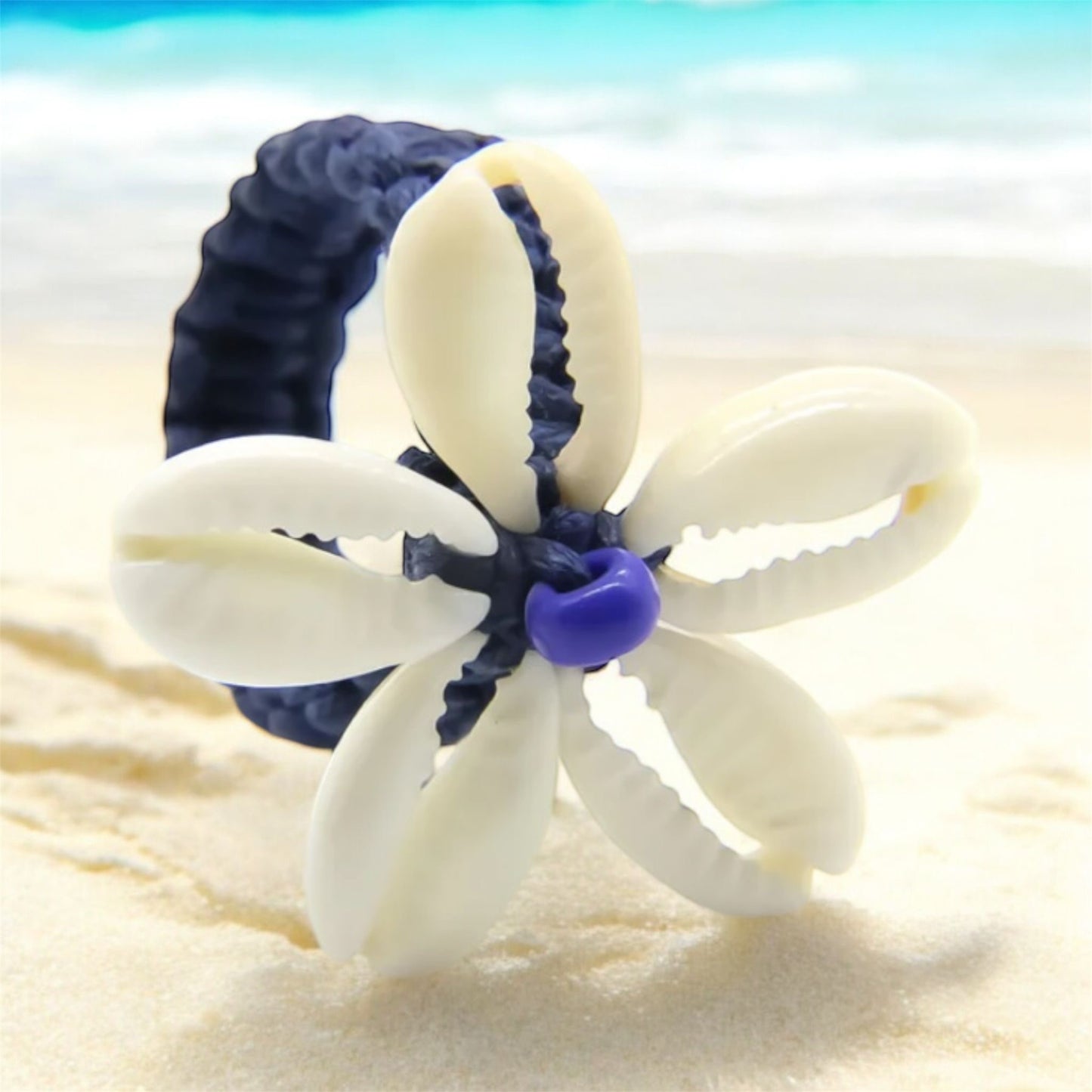 Cowrie Flower Ring