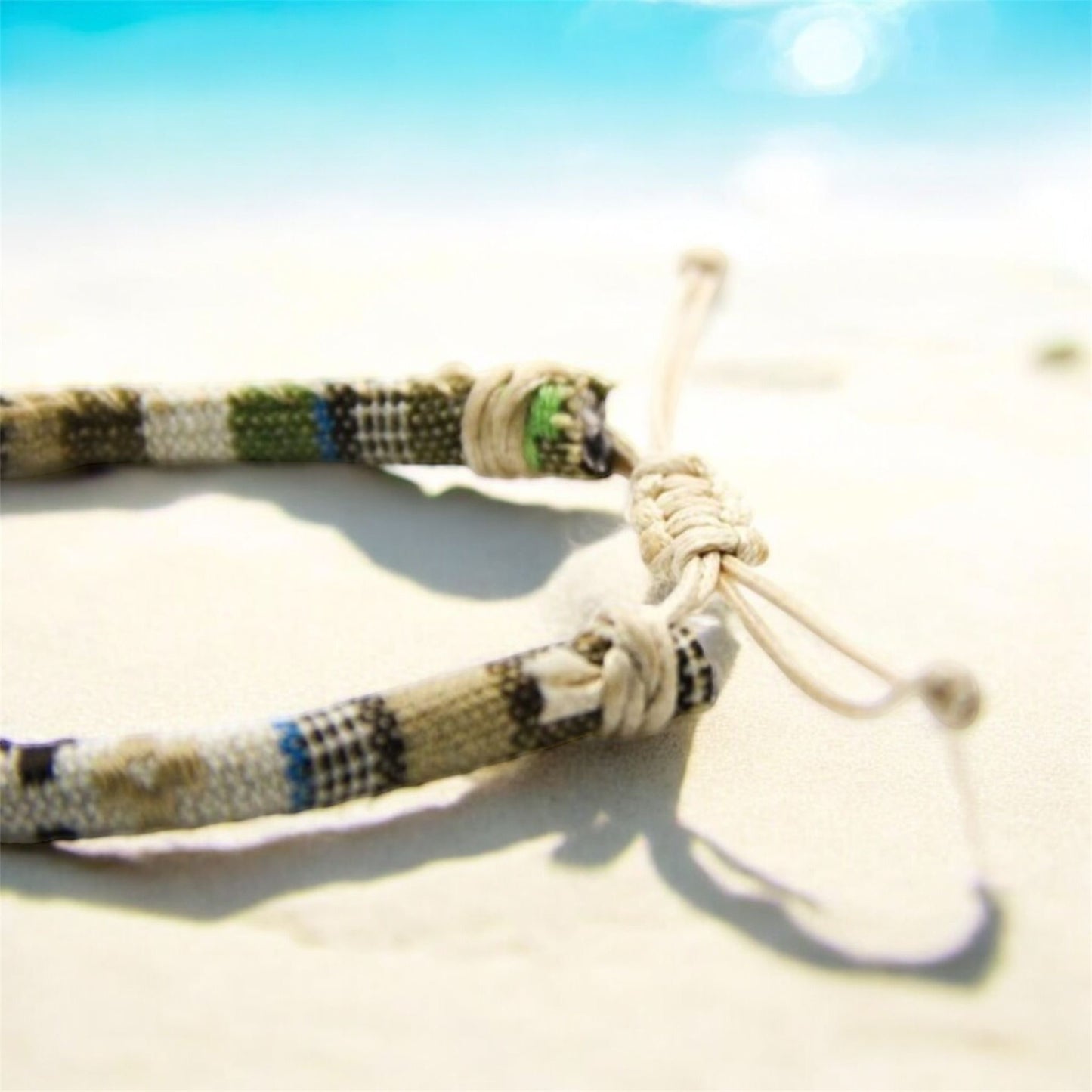 Alegre - Woven Surf-Style Bracelet/Anklet