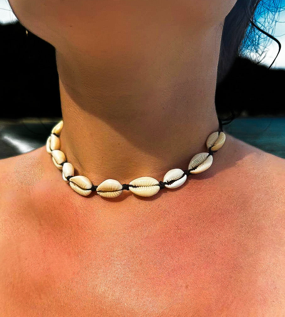 Hulopoe Beach - Cowrie Shell Choker