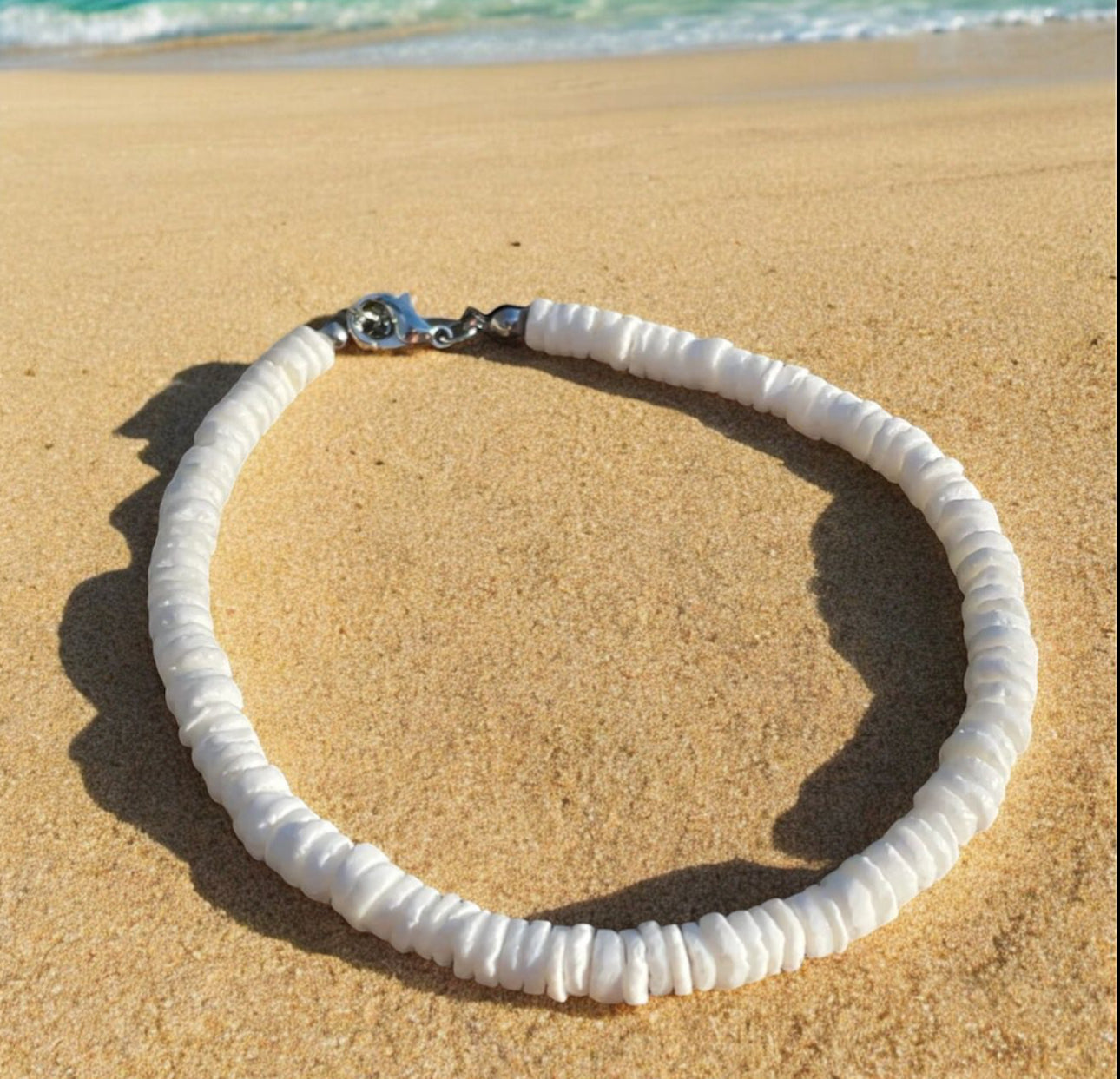 White Puka Shell Bracelet