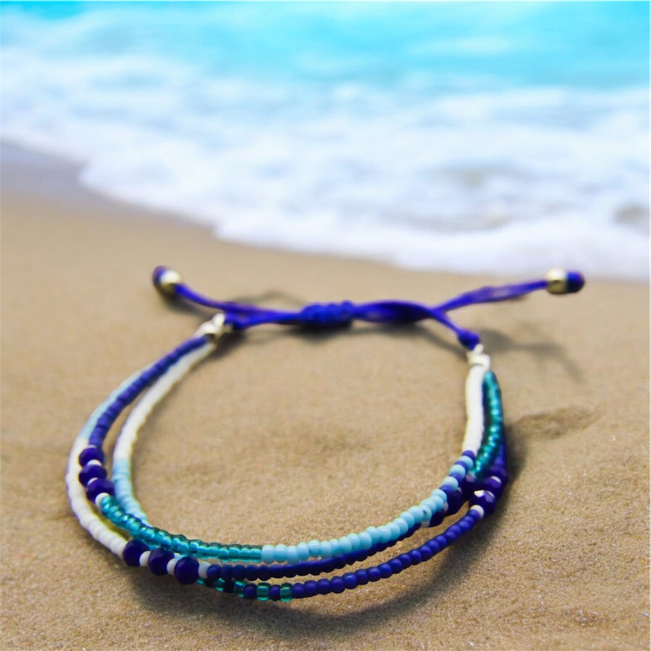 Athena - Miyuki Seed Bead Bracelet/Anklet