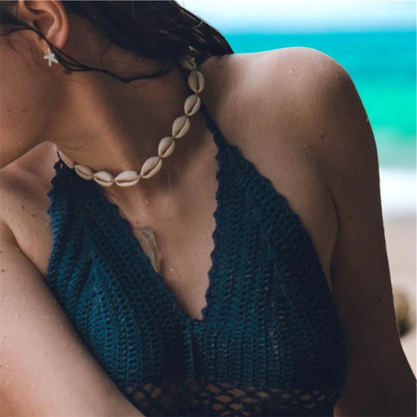 Kapalua Bay - Cowrie Shell Choker