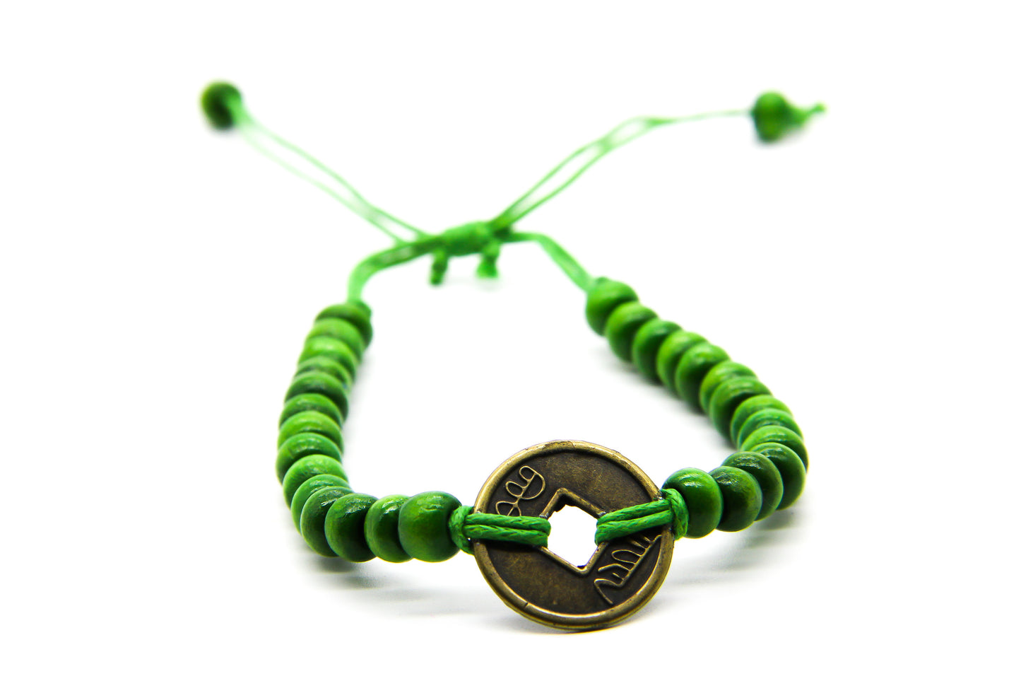 SeaGrass Green Beaded Surf Bracelet | Beach Jewellery | Ben's Beach UK 