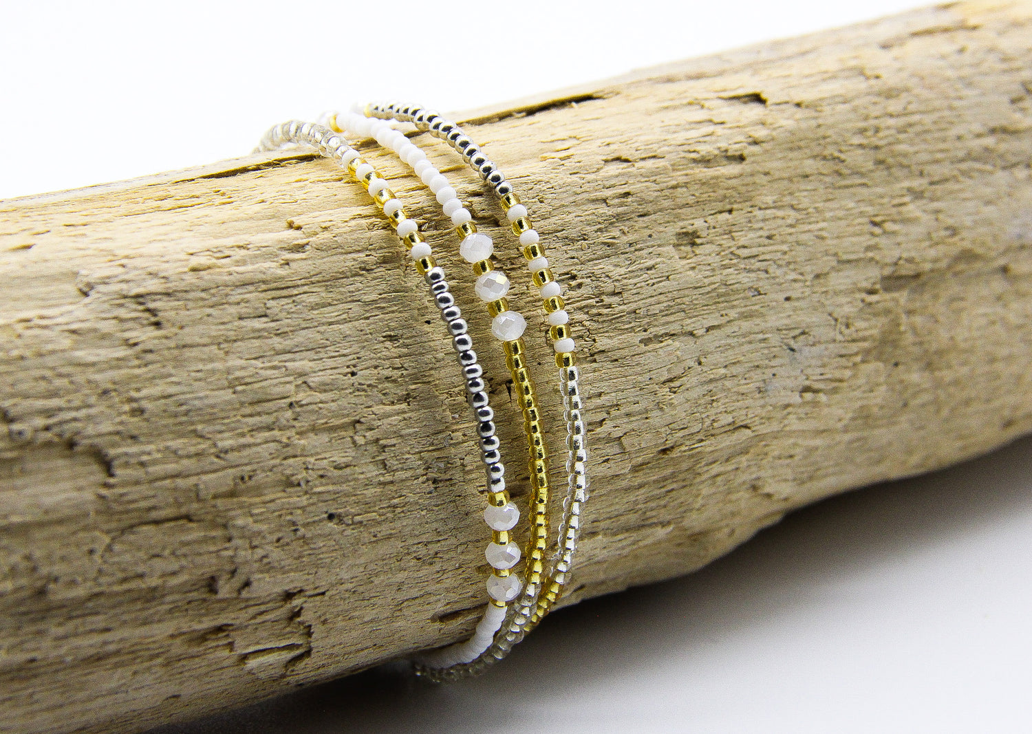 Seed Beed Anklet | Beach Jewellery | Summer Anklets | Silver and Gold | Ben's Beach