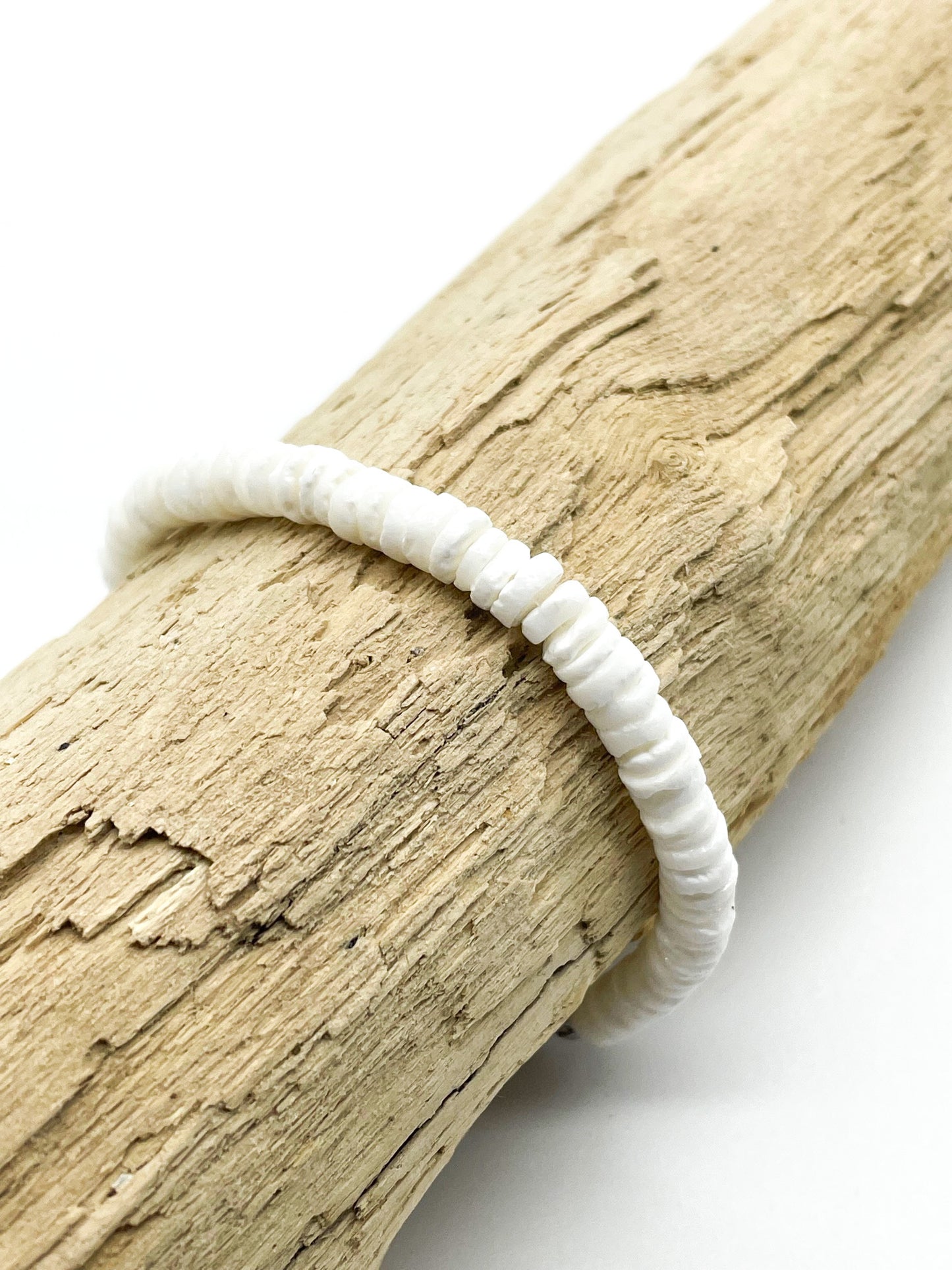 White Puka Shell Bracelet