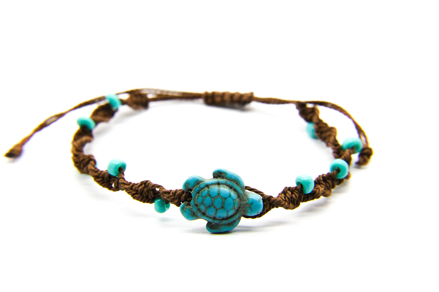 Turtle Anklets UK | Turquoise Sea Turtle | Beach Jewellery UK | Boho Anklets | Handmade Beach-Style Jewellery | Ben's Beach 